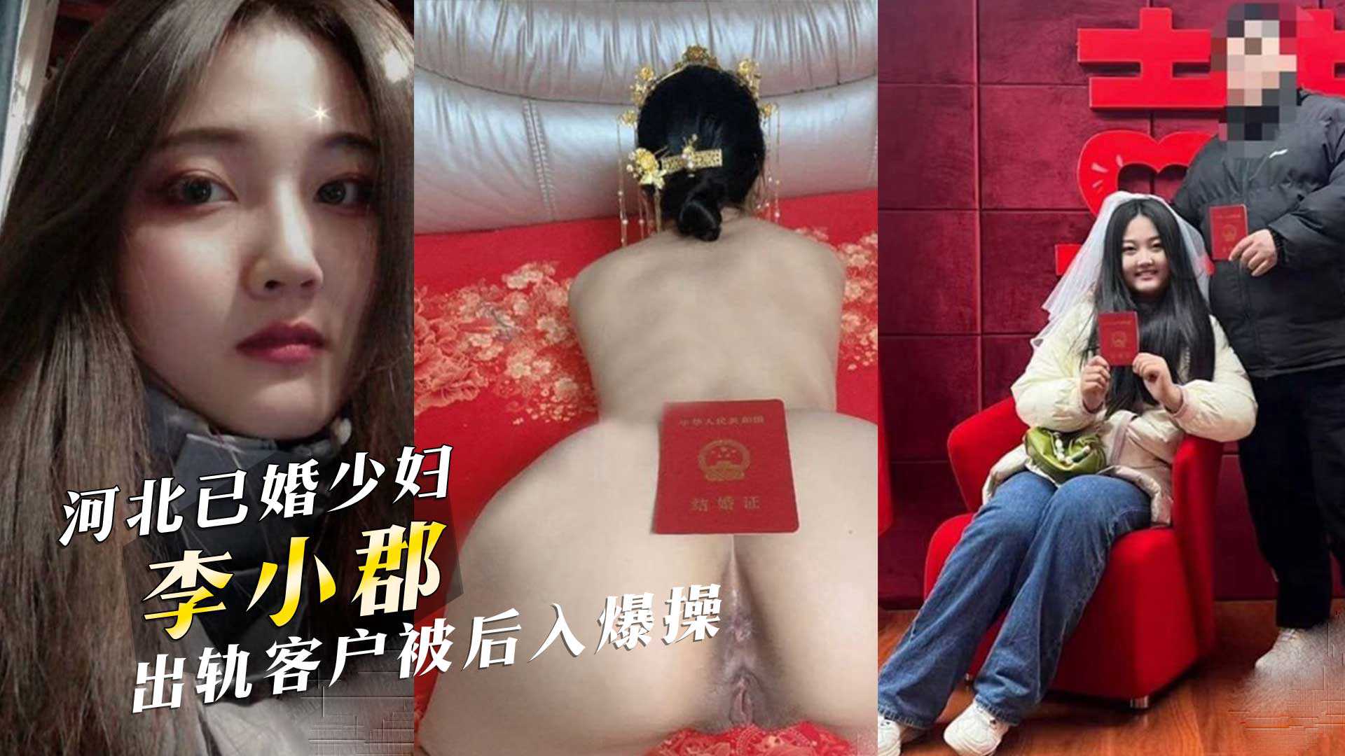 河北邯郸已婚少妇民宿老板娘李小郡出轨客户被后入无套爆操视频曝光高清海报