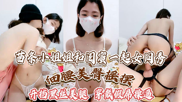 苗条小姐姐和闺蜜一起女同秀细腰美臀摇摆开档黑丝美腿穿戴假屌操逼骑乘位深插高清海报